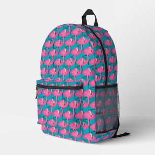 Neon Flamingos Bedruckter Rucksack