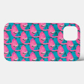 Neon Flamingos Case-Mate iPhone Hülle (Rückseite (Horizontal))