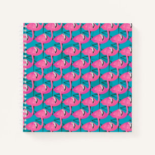 Neon Flamingos Notizbuch