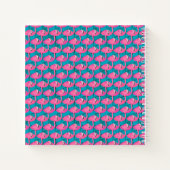 Neon Flamingos Notizbuch (Rückseite)