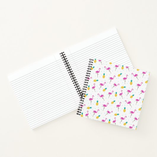 Neon Flamingos Notizbuch (Innenseite)