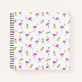 Neon Flamingos Notizbuch (Vorderseite)