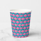 Neon Flamingos Pappbecher (Rechts)