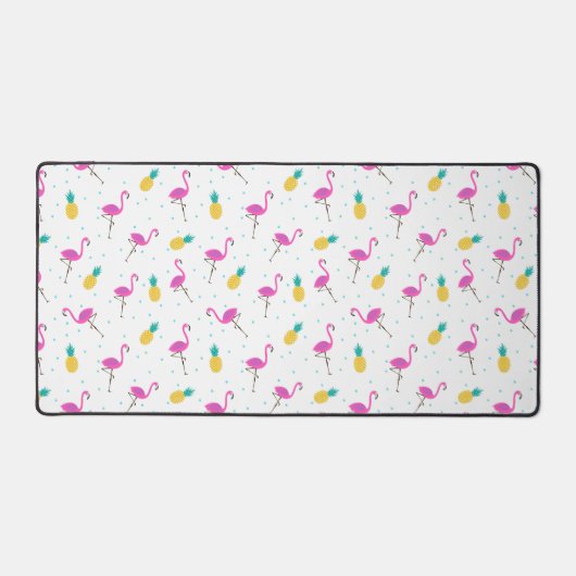 Neon Flamingos Schreibtischunterlage (Vorderseite)