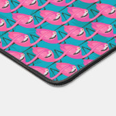 Neon Flamingos Schreibtischunterlage (Ecke)