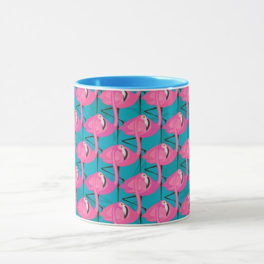 Neon Flamingos Tasse (Zentrum)