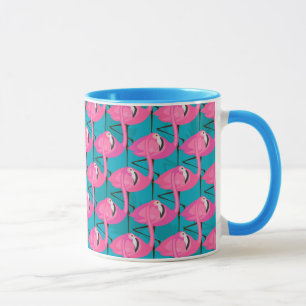 Neon Flamingos Tasse