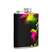 Neon Flammen von Rave Leuchten und Party Flachmann (Rechts)