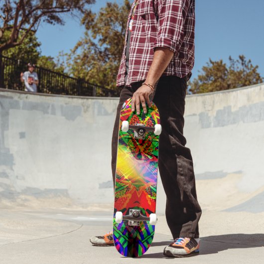 Neon Flash Graffiti Skateboard (Außenbereich 2)