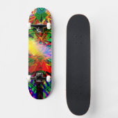 Neon Flash Graffiti Skateboard (Vorderseite)