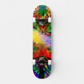 Neon Flash Graffiti Skateboard (Vorderseite)
