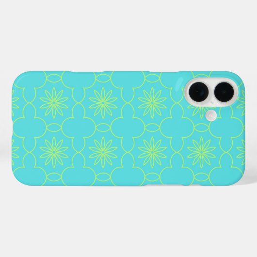 Neon Flora Case-Mate iPhone Hülle (Rückseite (Horizontal))
