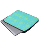 Neon Flora Laptopschutzhülle (Vorne Knopf)