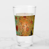 Neon Floral #2 Glas (Rückseite)
