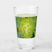 Neon Floral #3 Glas (Rückseite)