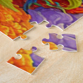 Neon Floral Dragon Puzzle (Seite)