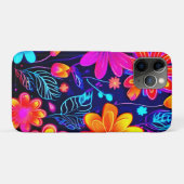 Neon Floral Fantasy Case-Mate iPhone Hülle (Rückseite (Horizontal))