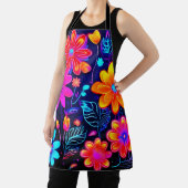 Neon Floral Fantasy Schürze (InSitu)