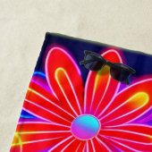 Neon Floral Fantasy Strandtuch (Beispiel)