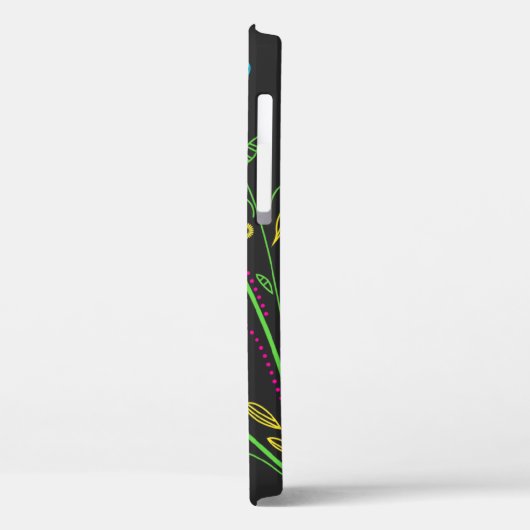 Neon Floral personalisieren Case-Mate iPhone Hülle (Rückseite / Links)
