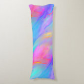 Neon Flow Body Pillow Seitenschläferkissen (Vorderseite Vertikal)