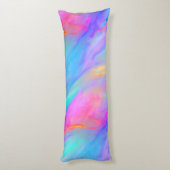 Neon Flow Body Pillow Seitenschläferkissen (Rückseite (Vertikal))