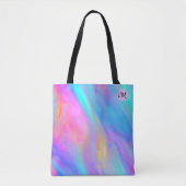 Neon Flow Personalisiert Tote Bag Tasche (Vorderseite)