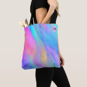 Neon Flow Personalisiert Tote Bag Tasche (Von Nahem)