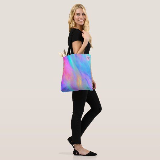 Neon Flow Personalisiert Tote Bag Tasche (Am Model)