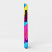 Neon Fluid Art Case-Mate iPhone Hülle (Hinten/Links)