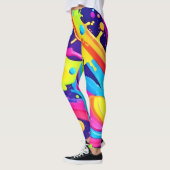 Neon Fluid Art Leggings (Links)