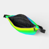 Neon Fluorescent Stripe Retro Bauchtasche (Offen)