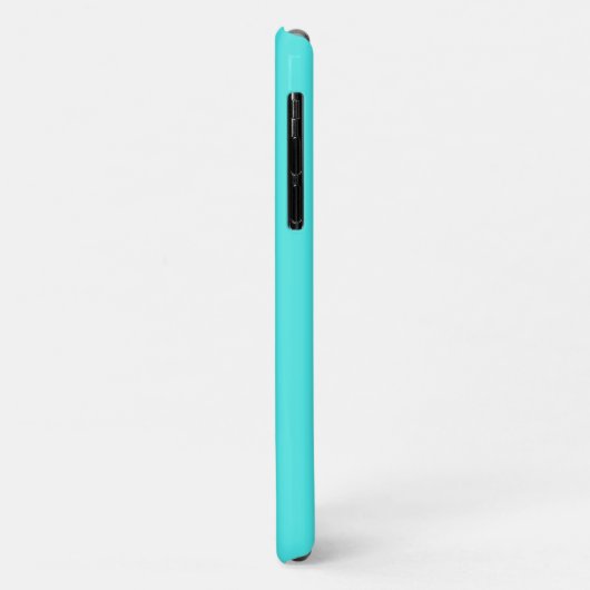 Neon Fluorescent Turquoise Case-Mate iPhone Hülle (Hinten/Links)