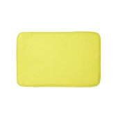 Neon Fluoreszenzgelbe Zitronenfarbe Badematte (Vorderseite)