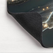 Neon Football Player läuft Mousepad (Ecke)