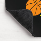 Neon Fort Wayne Fury Basketball Mousepad (Ecke)