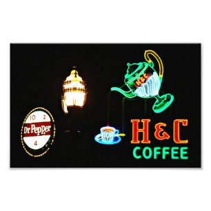 Neon Fotodruck