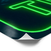 Neon Fout Poster (Ecke)