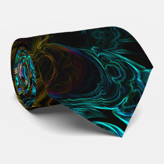 Neon Fraktal 1 Krawatte