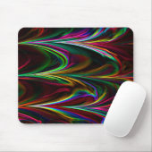 Neon Fraktal 6 Mousepad (Mit Mouse)