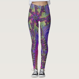 Neon Fraktal Leggings