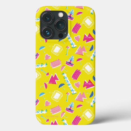 Neon FRIENDS™ Icon-Muster Case-Mate iPhone Hülle (Rückseite)