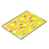 Neon FRIENDS™ Icon-Muster Notizblock (Linke Seite)