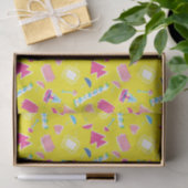 Neon FRIENDS™ Icon-Muster Seidenpapier (Geschenk)