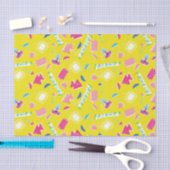 Neon FRIENDS™ Icon-Muster Seidenpapier (Handwerk)