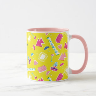 Neon FRIENDS™ Icon-Muster Tasse