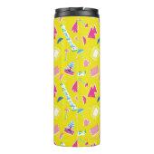 Neon FRIENDS™ Icon-Muster Thermosbecher (Rückseite)