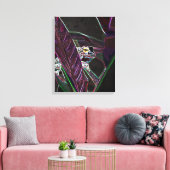 Neon Froggy Fine Art Canvas Print Leinwanddruck (Insitu (Wohnzimmer))
