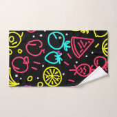 Neon Fruit Extravaganza Badhandtuch Set (Handtuch)