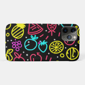 Neon Fruit Extravaganza Case-Mate iPhone Hülle (Rückseite (Horizontal))